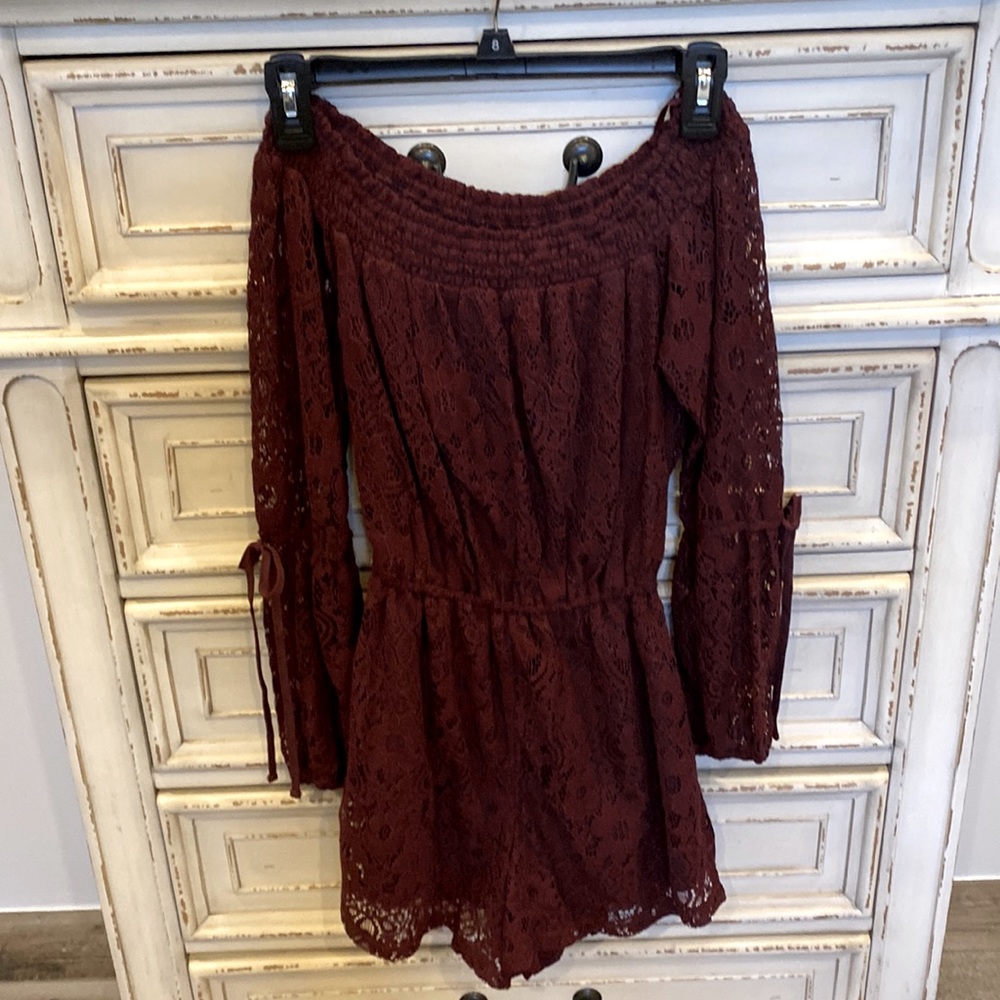 Hollister Lace Short Romper